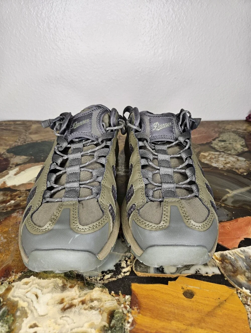 Danner Fullbore Hiking Sandals Mens Size 8 Olive Camping Outdoors